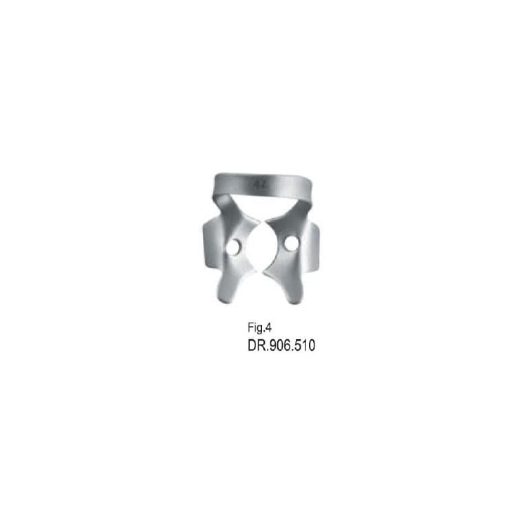 Rubber dam clamp, Molars fig. 4 – oficiali Falcon Medical produkto nuotrauka