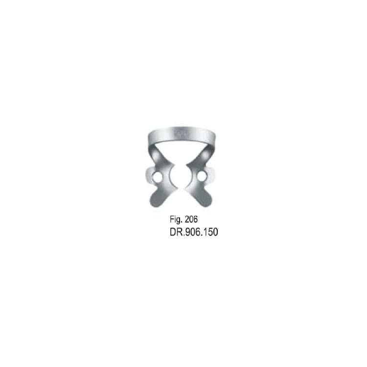 Rubber dam clamp, Premolars fig. 206 – oficiali Falcon Medical produkto nuotrauka