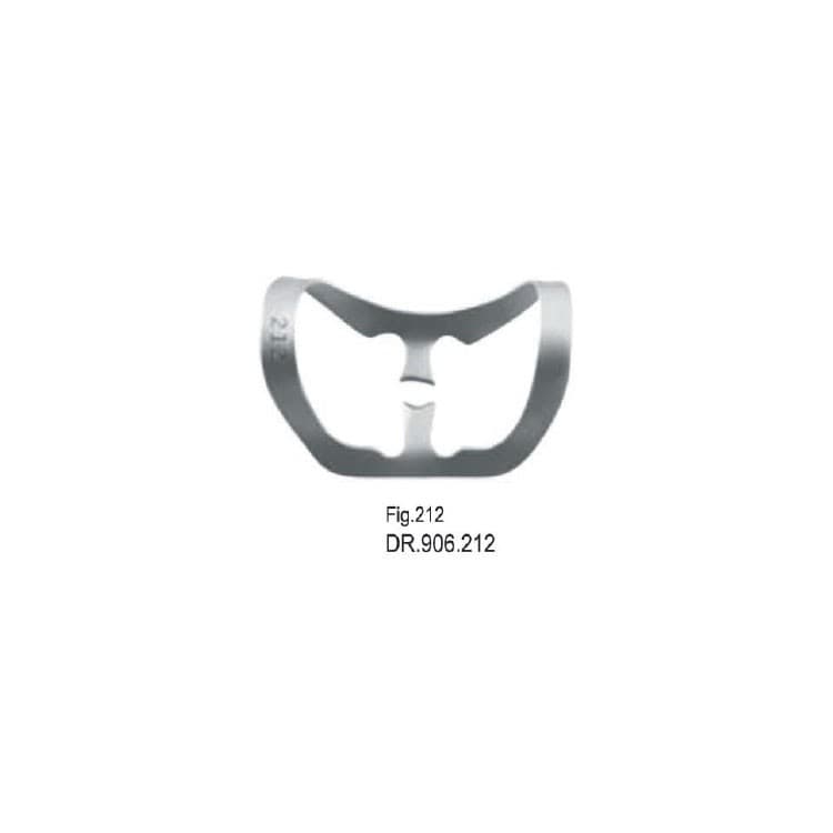 Rubber dam clamp, Anteriors fig. 212 – oficiali Falcon Medical produkto nuotrauka