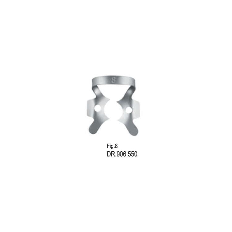 Rubber dam clamp, Molars fig. 8 – oficiali Falcon Medical produkto nuotrauka