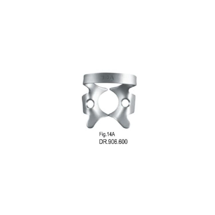 Rubber dam clamp, Molars fig. 14A – oficiali Falcon Medical produkto nuotrauka