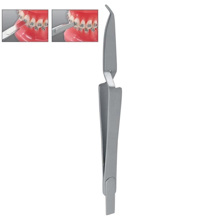 Bracket placing tweezers with slot aligner fig. 3 – oficiali Falcon Medical produkto nuotrauka