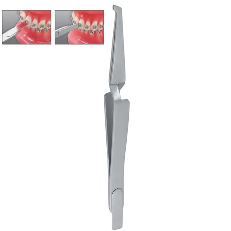 Bracket placing tweezers with slot aligner fig. 2 – oficiali Falcon Medical produkto nuotrauka