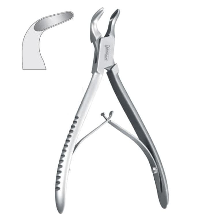 Ronguer Bone Blumenthal 90° curved 145mm – oficiali Falcon Medical produkto nuotrauka