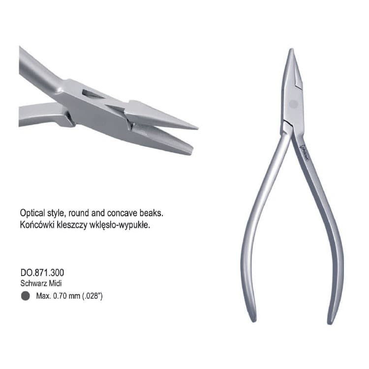 Pliers loop forming Schwarz medium – oficiali Falcon Medical produkto nuotrauka