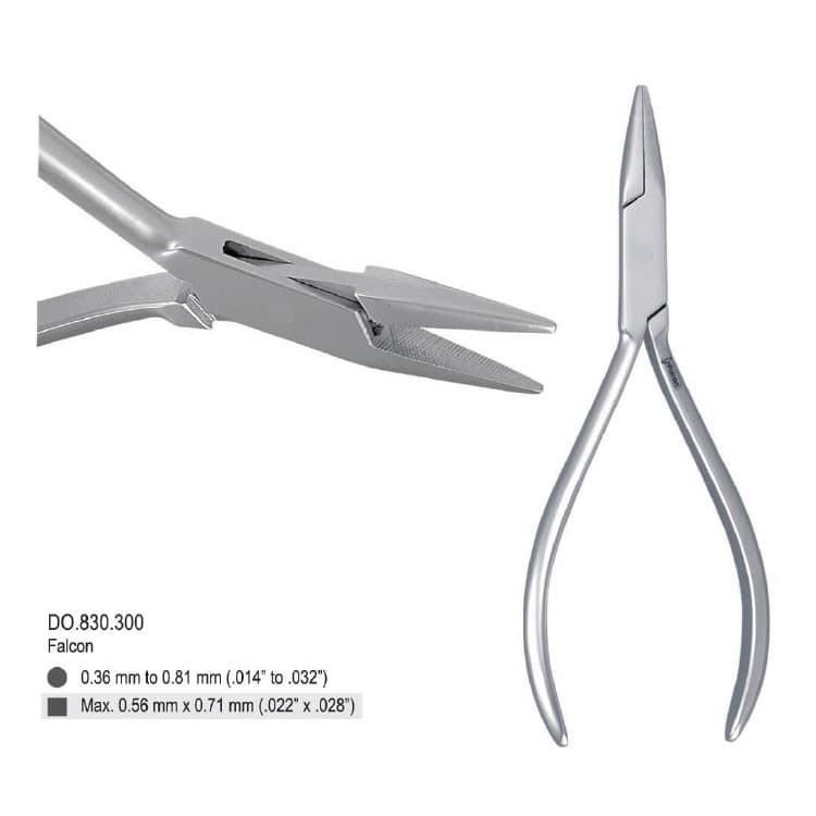 Pliers wire bending flat nose Falcon – oficiali Falcon Medical produkto nuotrauka