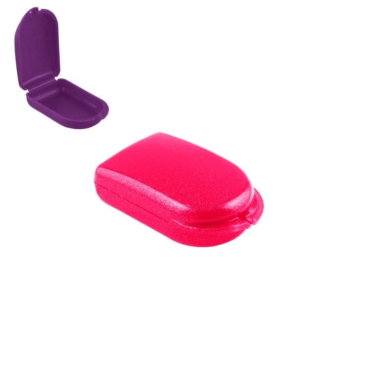 Slim-Line Retainer cases tropical pink, 25 x 50 x 85mm (Pack of 10 pieces) – oficiali Falcon Medical produkto nuotrauka