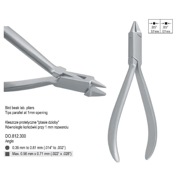 Pliers wire bending Angle round/Flat – oficiali Falcon Medical produkto nuotrauka
