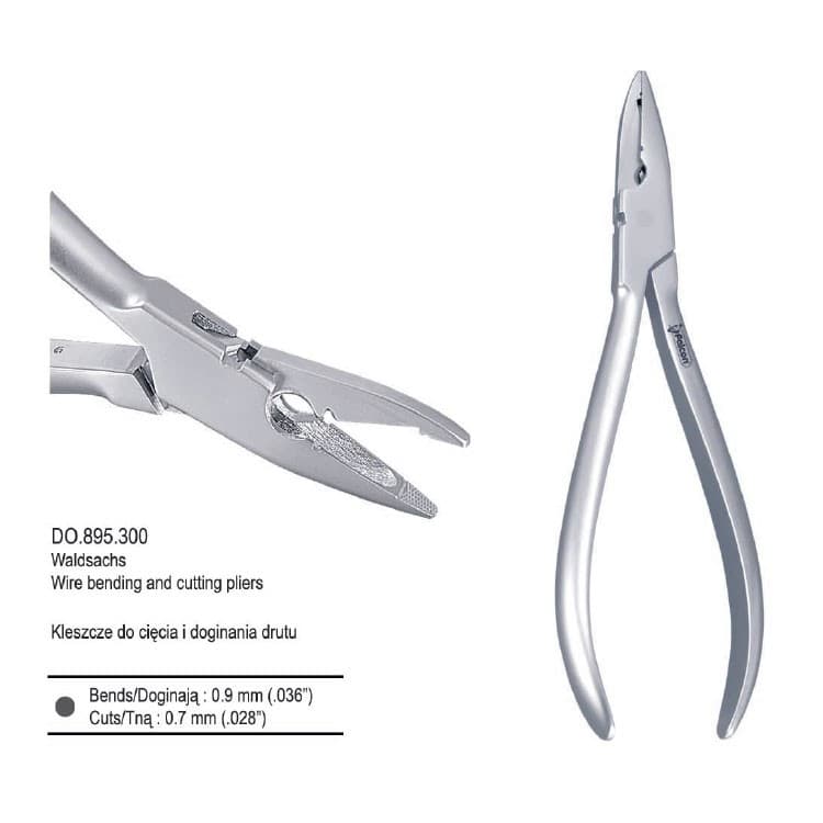 Pliers wire bending and cutting Waldsachs – oficiali Falcon Medical produkto nuotrauka