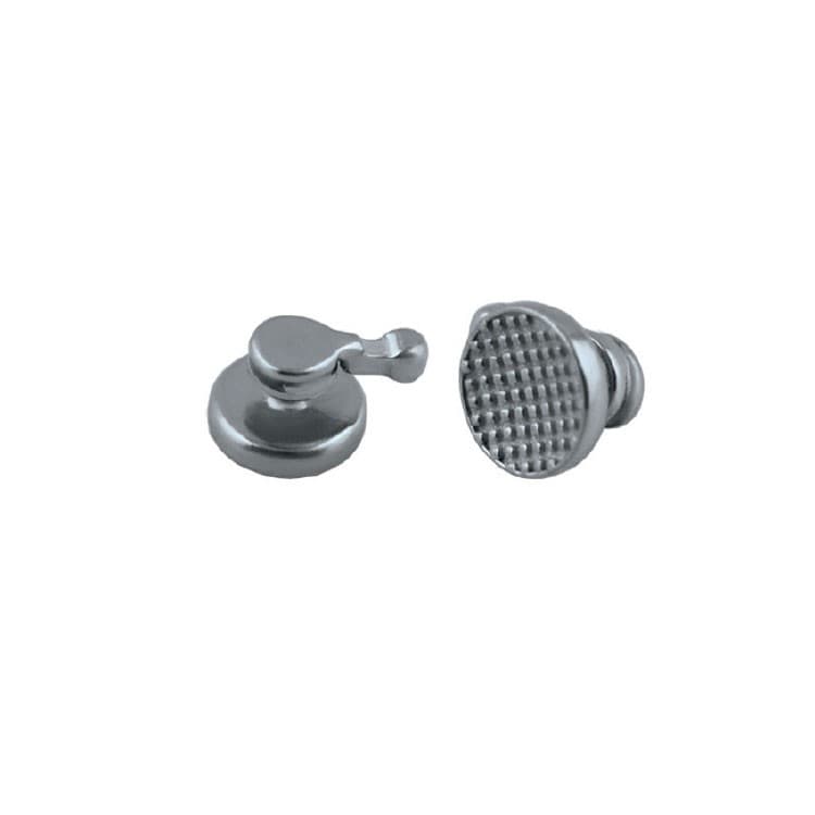 Lingual button bondable with hook round base (Pack of 10 pieces) – oficiali Falcon Medical produkto nuotrauka