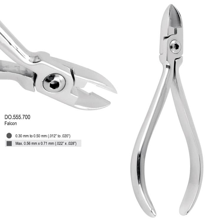 Falcon-Cut Hard wire cutter 15° – oficiali Falcon Medical produkto nuotrauka