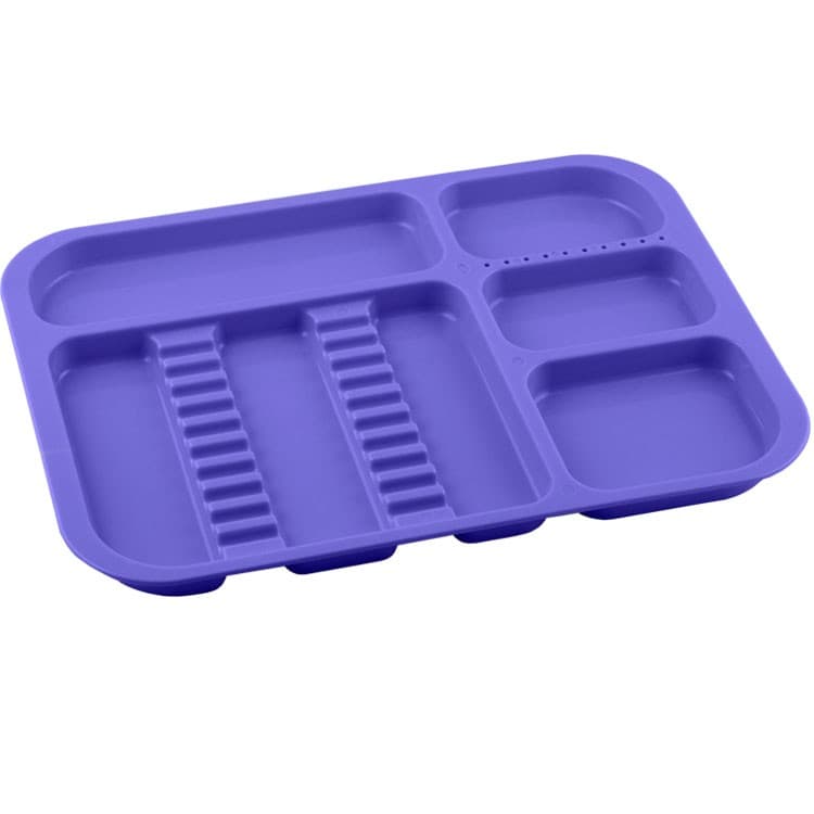 Instrument Tray plastic 340x245x20mm lavender (autoclavable 134°c) – oficiali Falcon Medical produkto nuotrauka