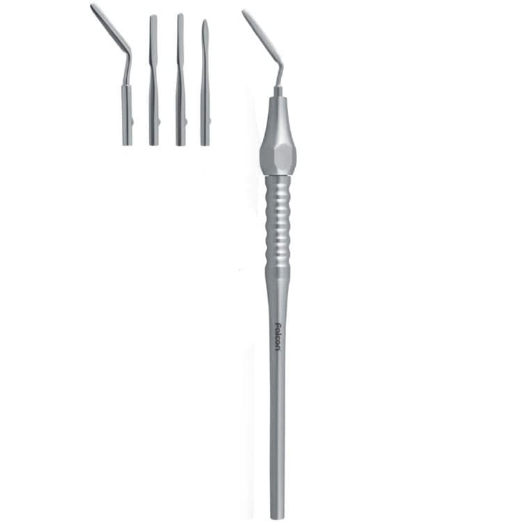 Ergo-Form Periotome set with 4 tips – oficiali Falcon Medical produkto nuotrauka