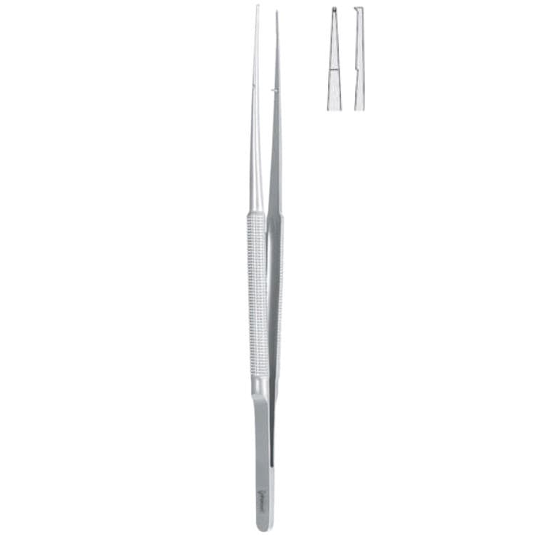 Forceps micro round handles straight 1x2th 150mm – oficiali Falcon Medical produkto nuotrauka