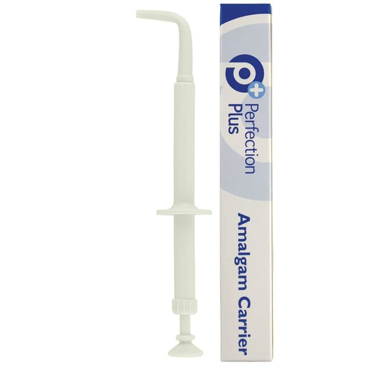 Grey plastic amalgam carriers autoclavable, right angled – oficiali Falcon Medical produkto nuotrauka