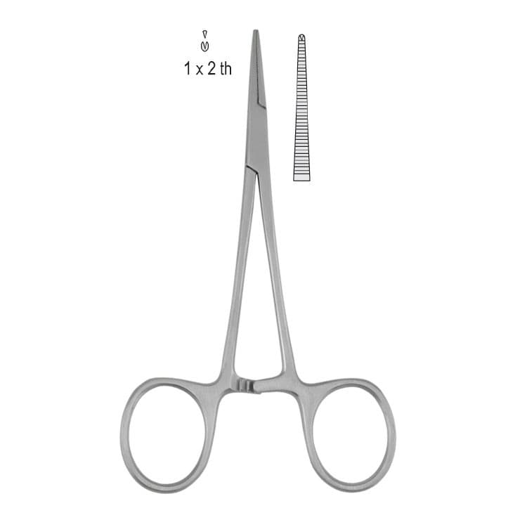 Forceps artery Micro Halsted Mosquito 1x2th straight 125mm – oficiali Falcon Medical produkto nuotrauka