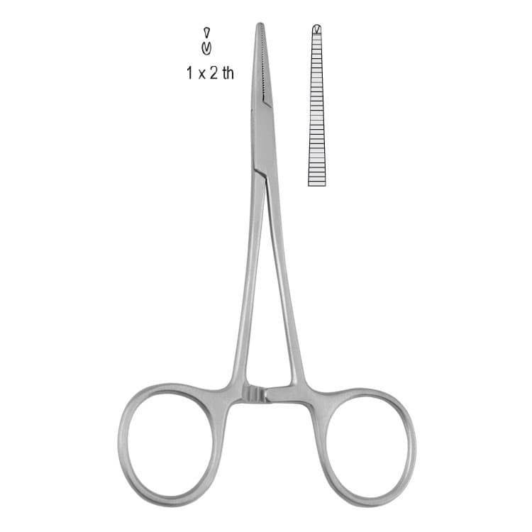 Forceps artery Halsted Mosquito 1x2th straight 125mm – oficiali Falcon Medical produkto nuotrauka