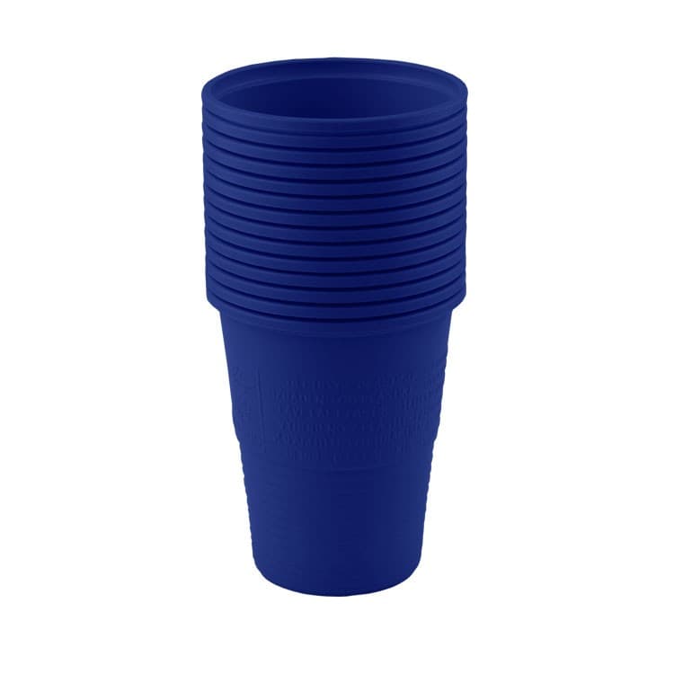 Disposable plastic cups dark blue 200ml (Pack of 100 pieces) – oficiali Falcon Medical produkto nuotrauka