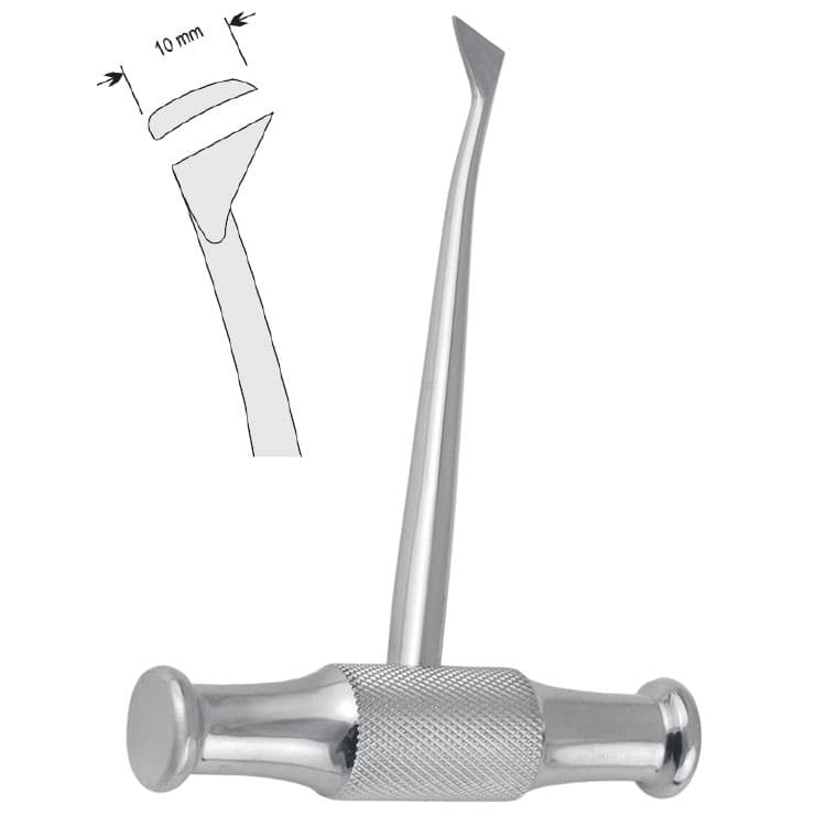 Elevator T-handle W.F. Barry left fig. 322 – oficiali Falcon Medical produkto nuotrauka