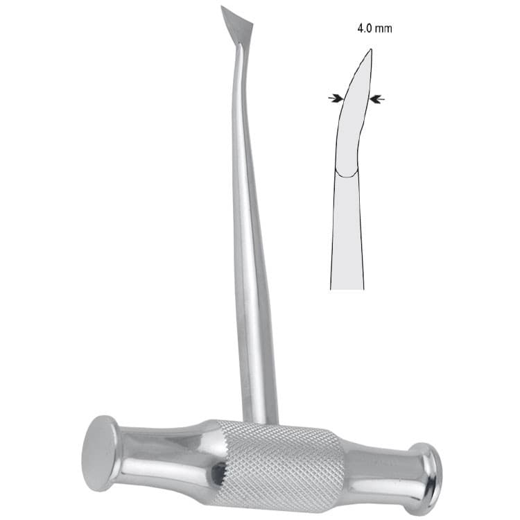 Elevator T-handle Winter left fig. 1L – oficiali Falcon Medical produkto nuotrauka