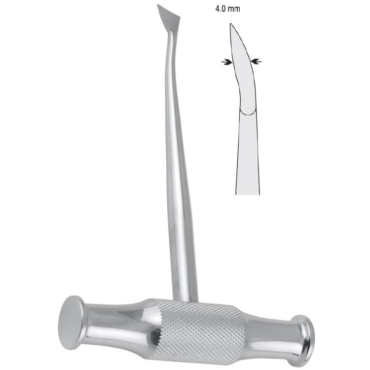 Elevator T-handle Winter right fig. 1R – oficiali Falcon Medical produkto nuotrauka