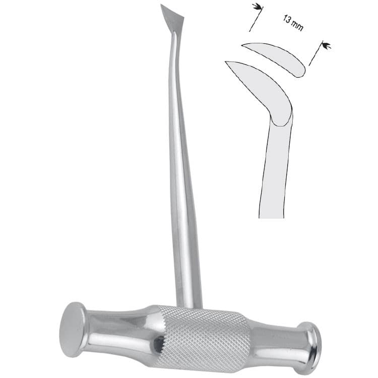 Elevator T-handle Winter right fig. 14R – oficiali Falcon Medical produkto nuotrauka