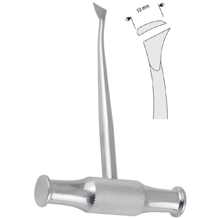 Elevator T-handle Winter left fig. 12L – oficiali Falcon Medical produkto nuotrauka