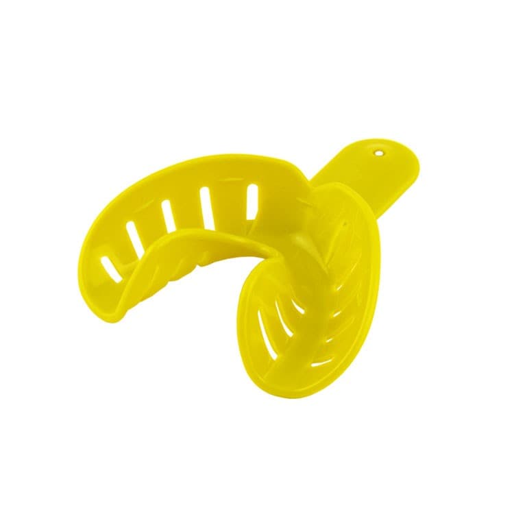 Disposable Orthodontic impression tray lower fig. 5, size L (yellow) 10 pieces – oficiali Falcon Medical produkto nuotrauka