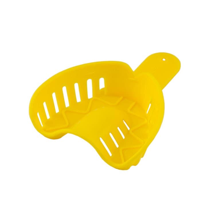 Disposable Orthodontic impression tray upper fig. 5, size L (yellow) 10 pieces – oficiali Falcon Medical produkto nuotrauka