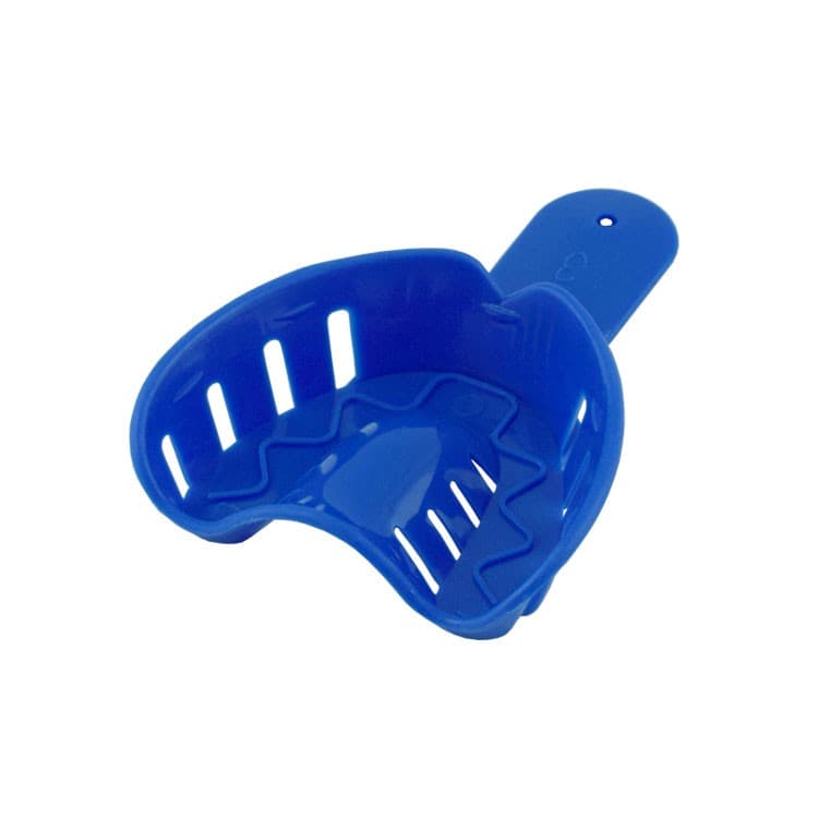 Disposable Orthodontic impression tray upper fig. 3, size S (blue) 10 pieces – oficiali Falcon Medical produkto nuotrauka