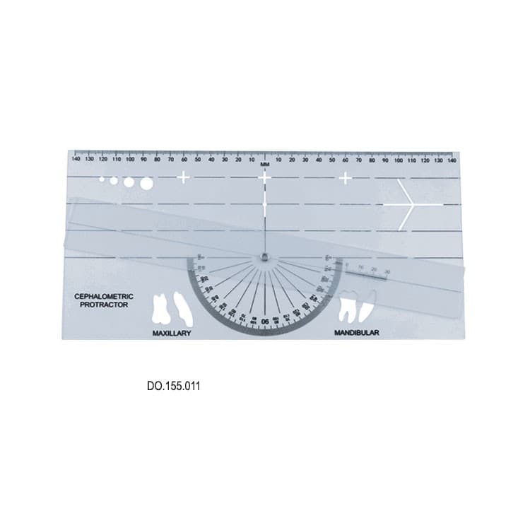 Cephalometric protractor and tracking template – oficiali Falcon Medical produkto nuotrauka