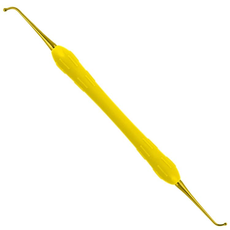 Easy-Color Compo-Fill Burnisher fig. 1, TIN coated (Yellow) – oficiali Falcon Medical produkto nuotrauka