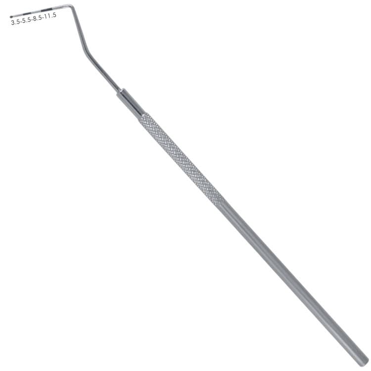 Classic-Slim Probe Periodontal se color-coded WHO – oficiali Falcon Medical produkto nuotrauka