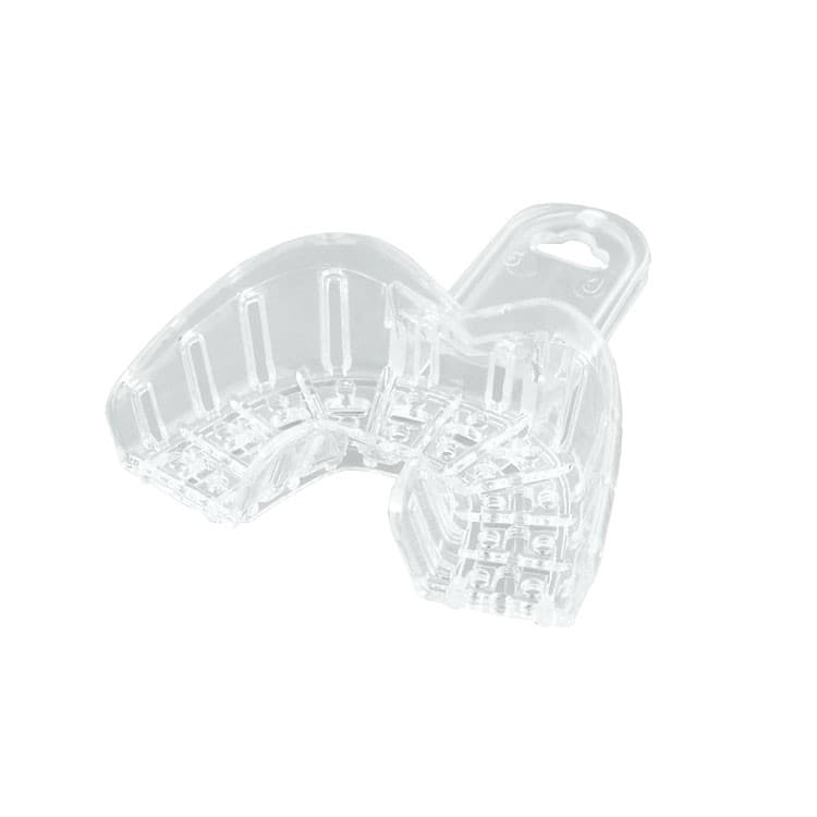DENTALINE Disposable Impression trays transparent partial anterior fig. 9 (Pack of 10 pieces) – oficiali Falcon Medical produkto nuotrauka