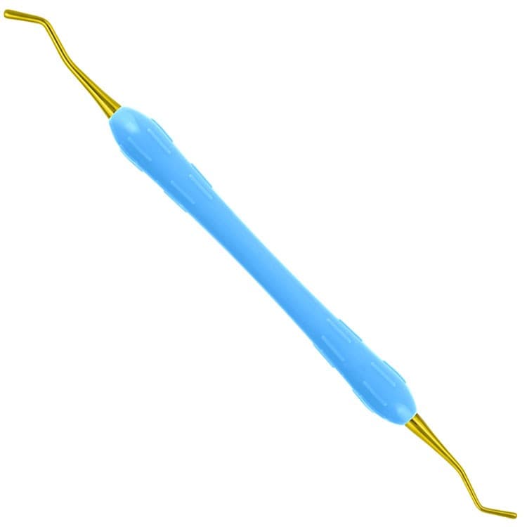 Easy-Color Compo-Fill Burnisher Ladmore fig. 2, TIN coated (light Blue) – oficiali Falcon Medical produkto nuotrauka