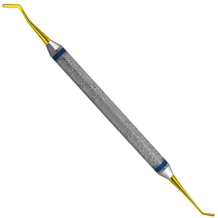 Flower-Line Compo-Fill Filling instruments Goldstein fig. 1, TIN coated – oficiali Falcon Medical produkto nuotrauka
