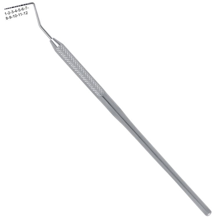Classic-Round Probe Periodontal se color-coded fig. 12 UNC – oficiali Falcon Medical produkto nuotrauka