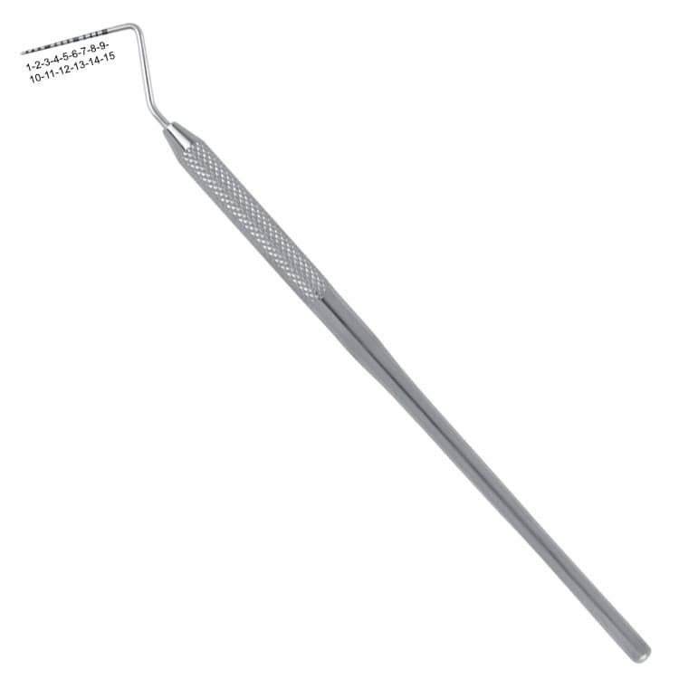 Classic-Round Probe Periodontal se color-coded fig. 15 UNC – oficiali Falcon Medical produkto nuotrauka