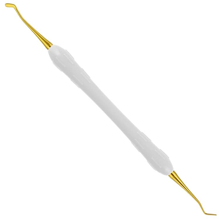 Easy-Color Compo-Fill Filling instruments Goldstein-mini ø 0.5mm – 2.0mm fig. 0, TIN coated (white) – oficiali Falcon Medical produkto nuotrauka