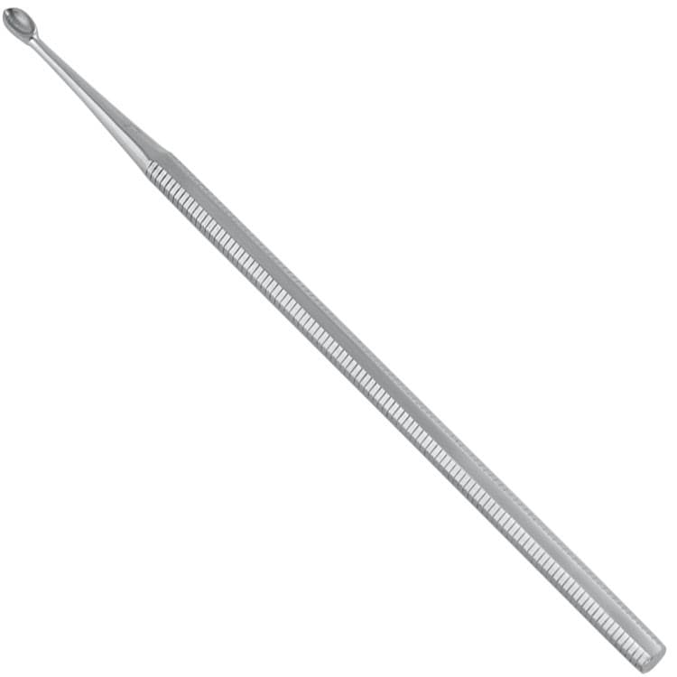 Classic-8 Curette bone se straight, 4.0mm, fig. 2 – oficiali Falcon Medical produkto nuotrauka