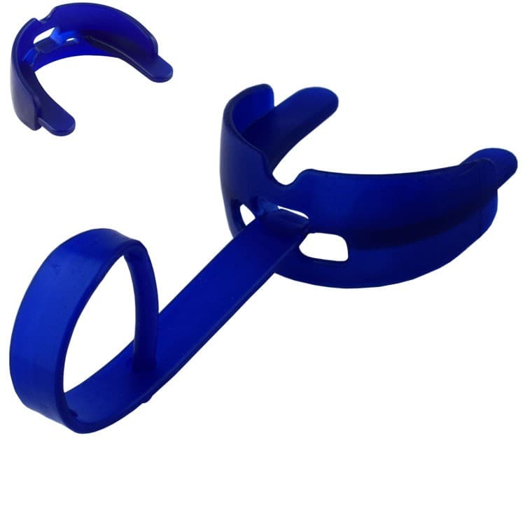 Ultima mouth guard with strap blue – oficiali Falcon Medical produkto nuotrauka