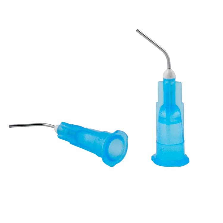DENTALINE Etching gel tips 0.6mm (23 gauge) (Pack of 100 pieces) – oficiali Falcon Medical produkto nuotrauka