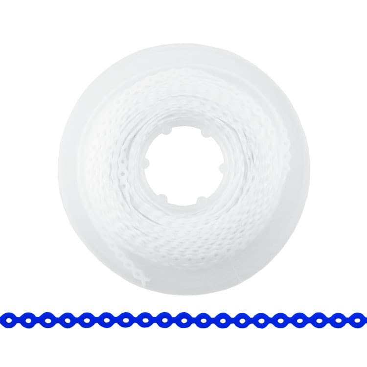 ElastoMax elastomeric chain, latex free, short white (4.5m spool) – oficiali Falcon Medical produkto nuotrauka