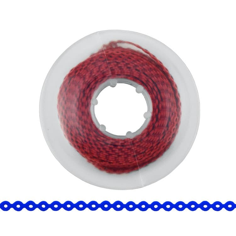ElastoMax elastomeric chain, latex free, short red (4.5m spool) – oficiali Falcon Medical produkto nuotrauka