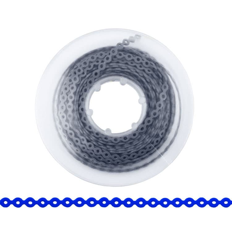 ElastoMax elastomeric chain, latex free, short gray (4.5m spool) – oficiali Falcon Medical produkto nuotrauka