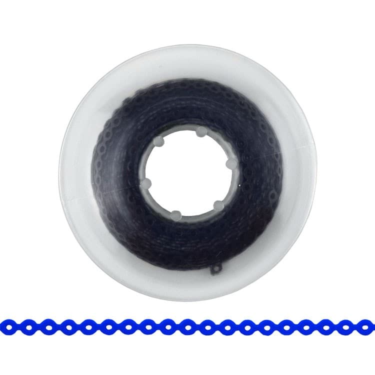 ElastoMax elastomeric chain, latex free, short black (4.5m spool) – oficiali Falcon Medical produkto nuotrauka
