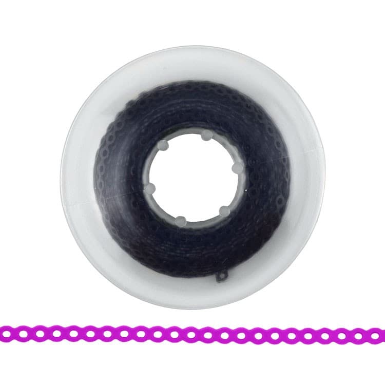 ElastoMax elastomeric chain, latex free, closed black (4.5m spool) – oficiali Falcon Medical produkto nuotrauka