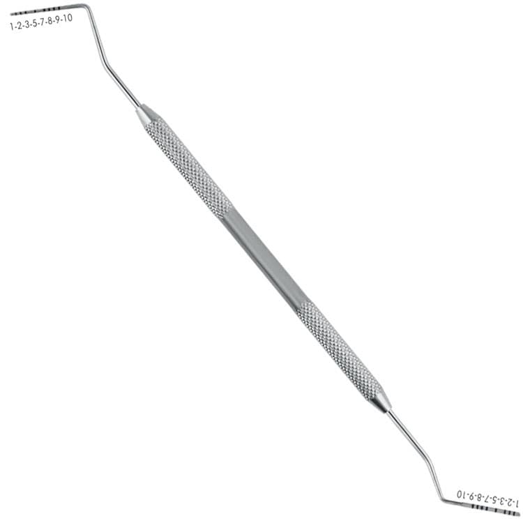 Classic-Round Probe Periodontal de color-coded Williams/Goldman-Fox – oficiali Falcon Medical produkto nuotrauka