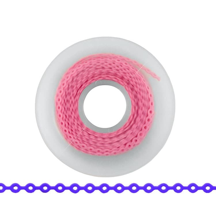 ElastoMax Uno elastomeric chain, long, light pink (4.5m spool) – oficiali Falcon Medical produkto nuotrauka