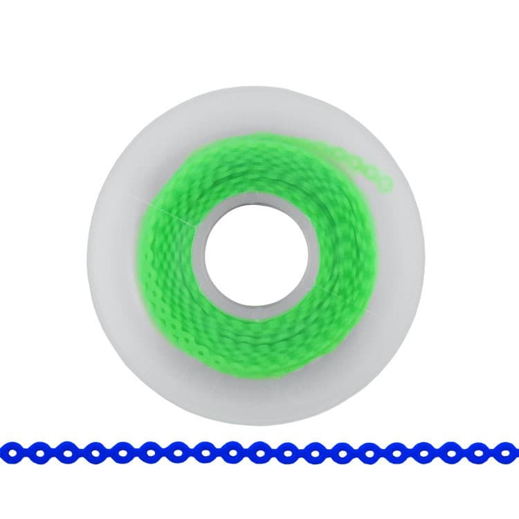 ElastoMax Uno elastomeric chain, short, light green (4.5m spool) – oficiali Falcon Medical produkto nuotrauka